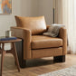 Modern Accent Chair with Rubberwood Legs