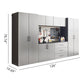 Astro Series 128 in. W x 79 in. H x 20 in. D Garage Cabinet Set A (7-Piece)