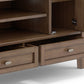 Warm Shaker 47 Inch Wide Solid Wood TV Stand in Rustic
