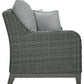 Elite Park - Loveseat w/Cushion - Gray