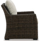 Brook Ranch - Lounge Chair With Cushion - Brown