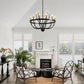18-Light Chandelier Industrial Iron Candle Chandelier