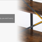 70.9" Extra Long Console Table with Storage Shelves