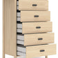 Cabinella - Five Drawer Chest - Tan