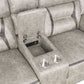 Greer Upholstered Motion Reclining Loveseat Taupe - view 6