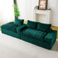 Green Turtle Velvet Versatile Sofa