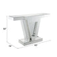 Nysa - 32"H Console Table - Mirrored & Faux Crystals