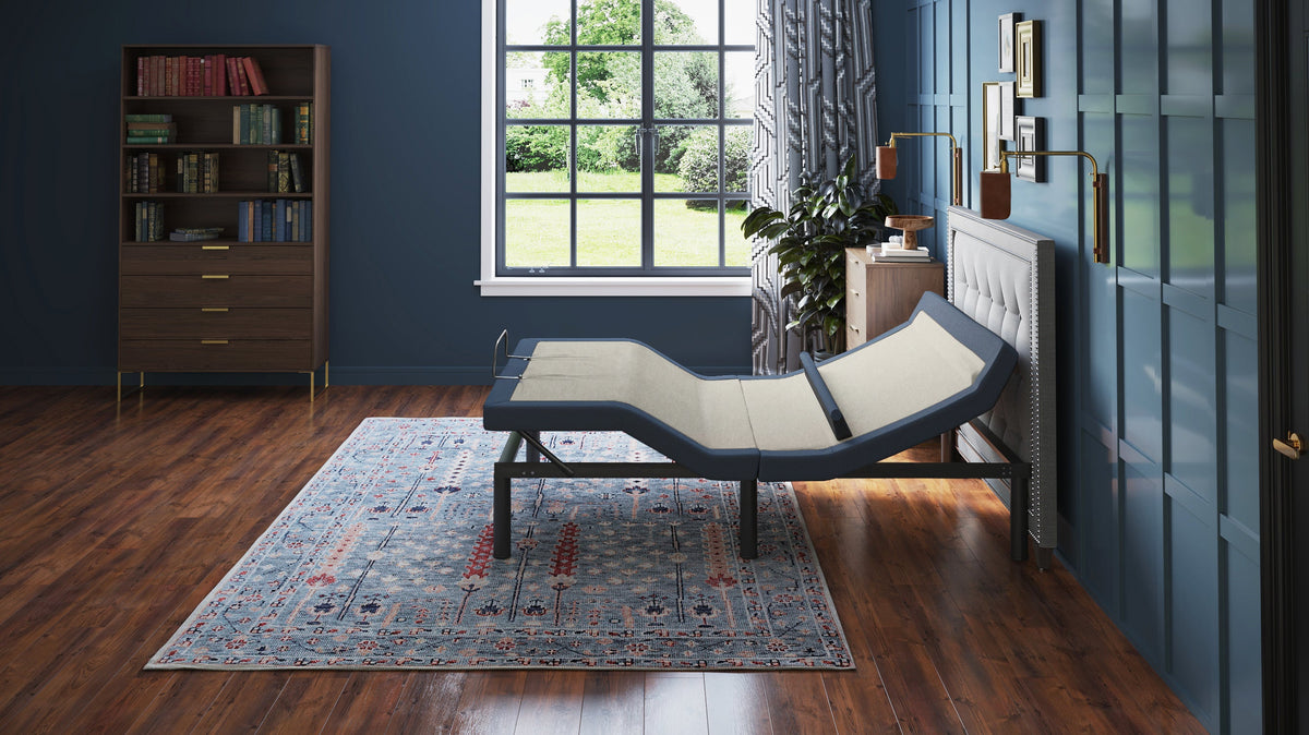 BT6500 Queen Adjustable Bed Base With Head/Foot Tilt and Lumbar Position Adjustment