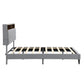 Queen-Size Upholstered Platform Bed Frame