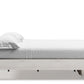 Altyra - King Upholstered Storage Bed - White