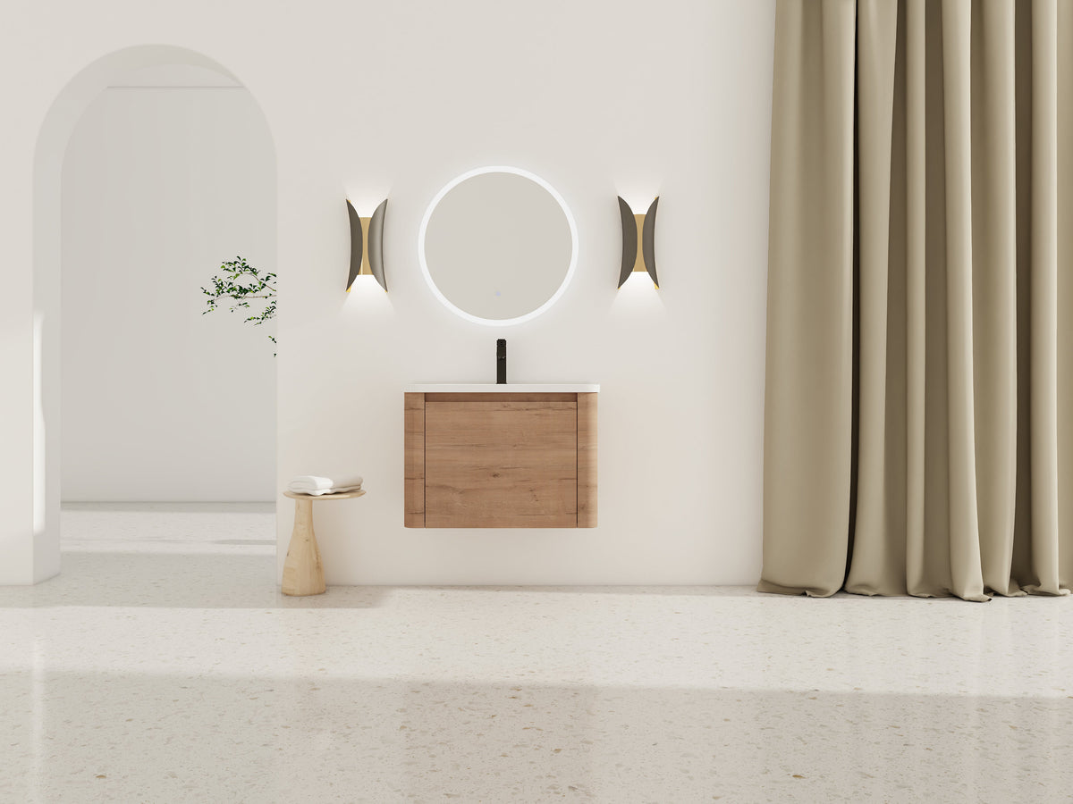 28'' Wall-Mounted Bathroom Vanity