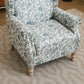 Modern Accent Chair with Retro Wood Legs