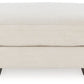 Lerenza - Oversized Accent Ottoman - Birch