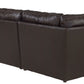 Denali - Italian Leather Match Sectional