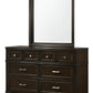 Merlot Square Mirror