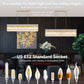 Modern Rectangular Crystal Glass Chandelier