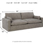 Dramatic - Sofa - Granite