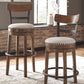Valebeck - Tall Upholstered Swivel Barstool
