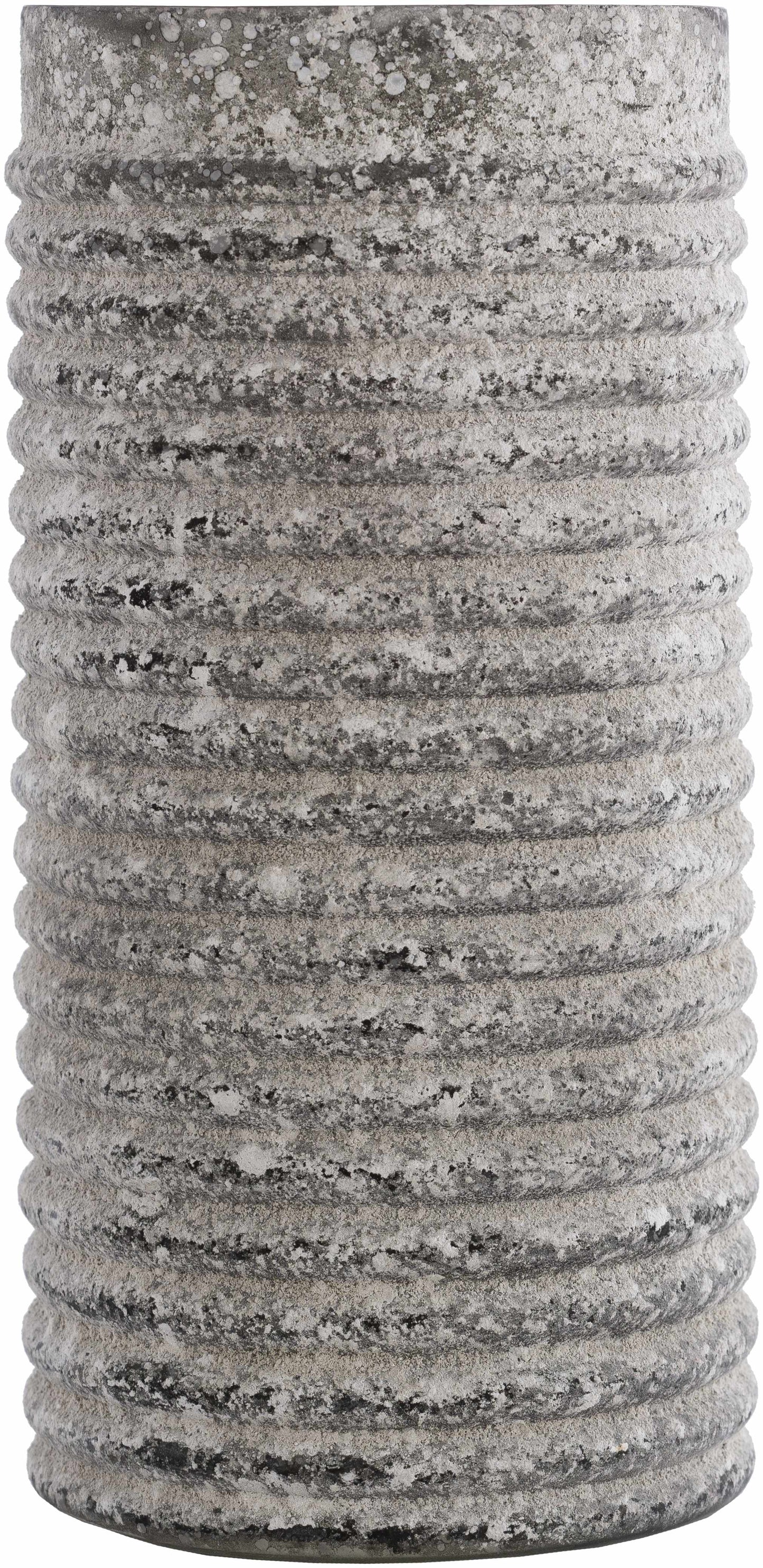 Polopina Gray Textured Cylindrical Decor - Clearance
