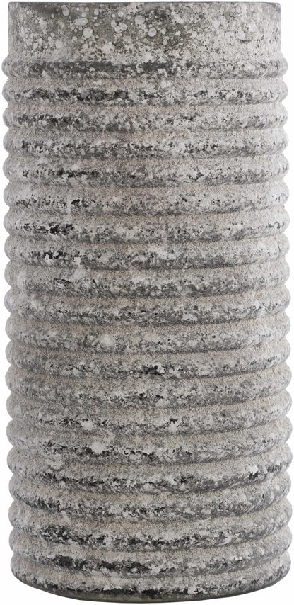 Polopina Gray Textured Cylindrical Decor - Clearance