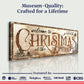 Family Welcome To Christmas Sign - view 4