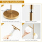Golden 3-Globe Floor Lamp Foot Switch