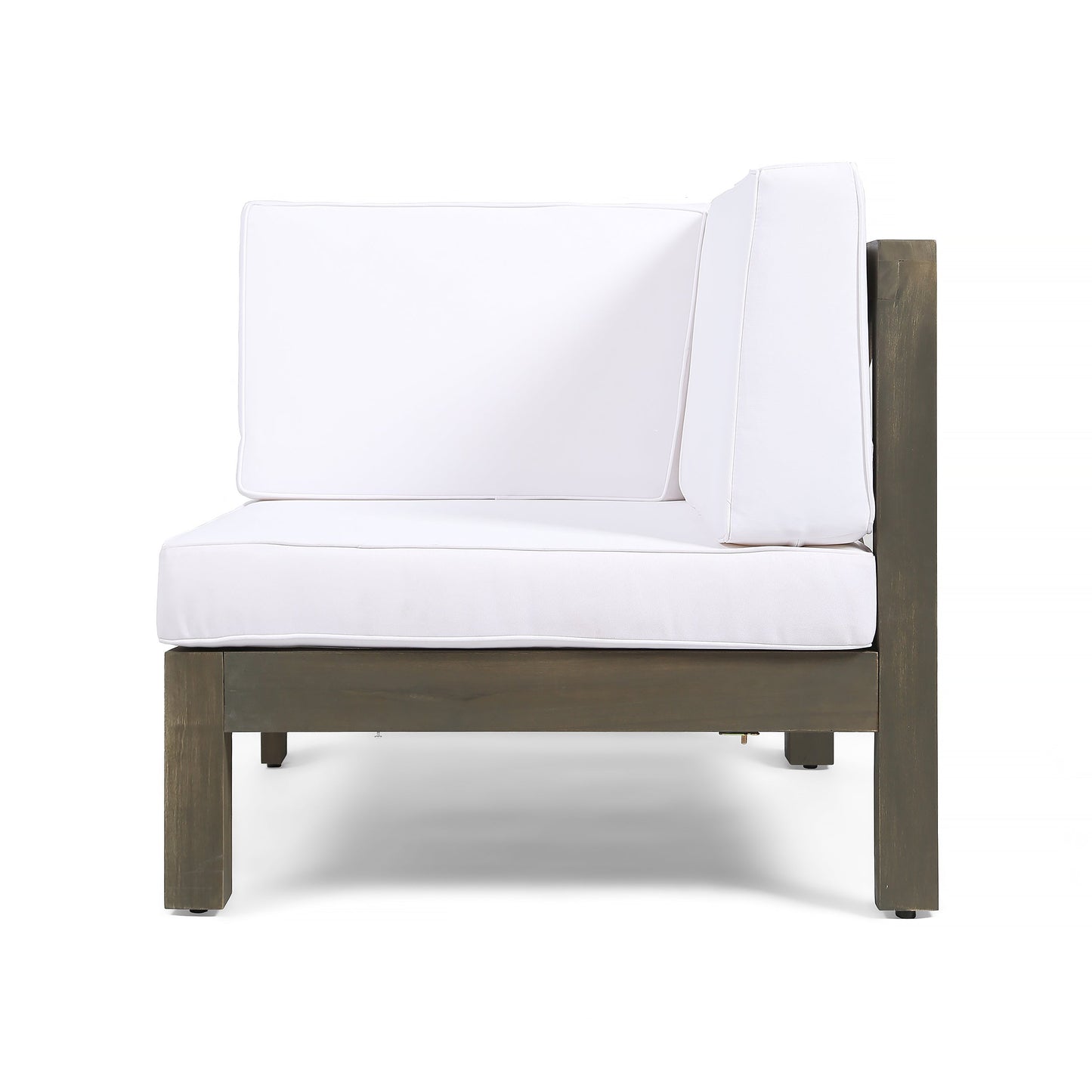 Brava X-Back 2-Seater Sectional Loveseat with Coffee Table