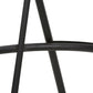 Simeon - 26" Metal Counter Height Stool with Wood Seat (Set of 2) - Cocoa