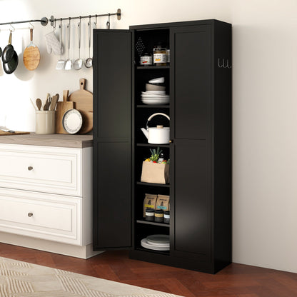 72" Metal Pantry Cabinet