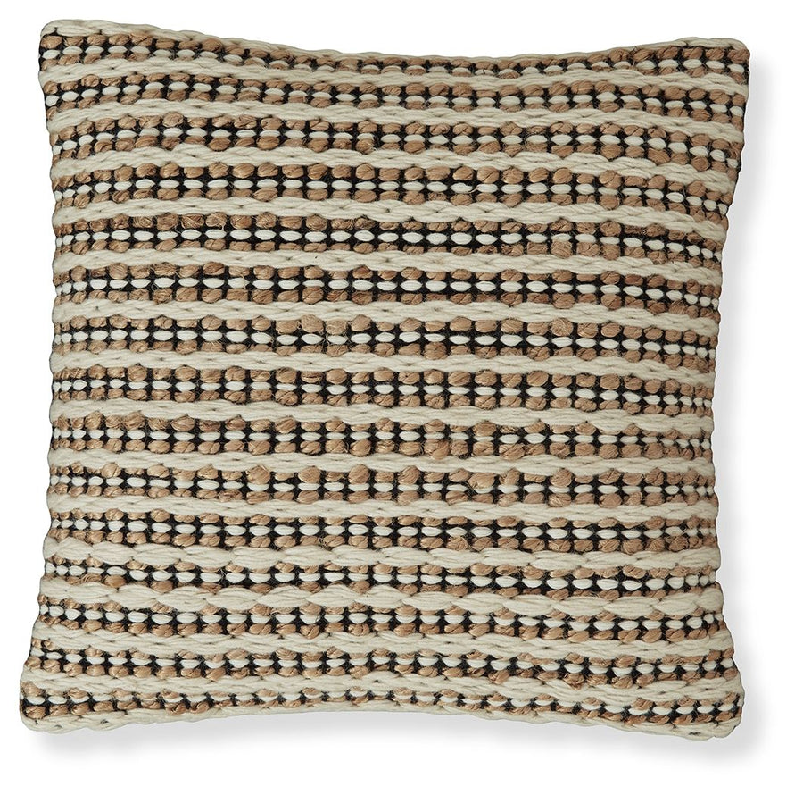 Nealington - Pillow (Set of 4) - Brown / Black / White