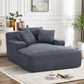 Cloudline - Oversized Chaise Lounge, Modern Comfy Couch With Full Foam Cushioning, Cozy Sleeper Sofabed - view 3