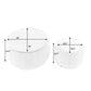 Round Storage Ottoman, 2 In 1 Function, End Table And Ottoman - view 31