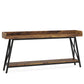 70.9" Extra Long Industrial Console Table, Rustic