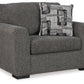 Gardiner - 2 Pc. - Chair And A Half, Ottoman - Pewter