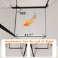 36" x 36" x 72" Frameless Neo-Angle Pivot Shower Door
