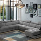 Alwin - Modular Lf Sofa - Dark Gray Fabric