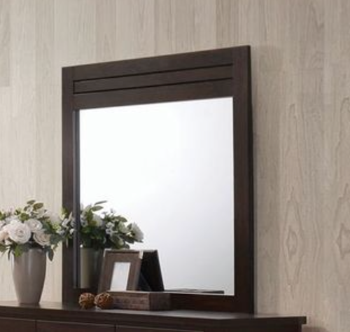 Panang Mahogany Finish Mirror