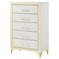 Chesney Modern Five-Drawer Chest