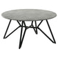 Garfield Cement 2-Piece Round SmartTop Coffee and End Table Set