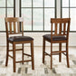 Ralene - Upholstered Barstool (Set of 2) - Medium Brown