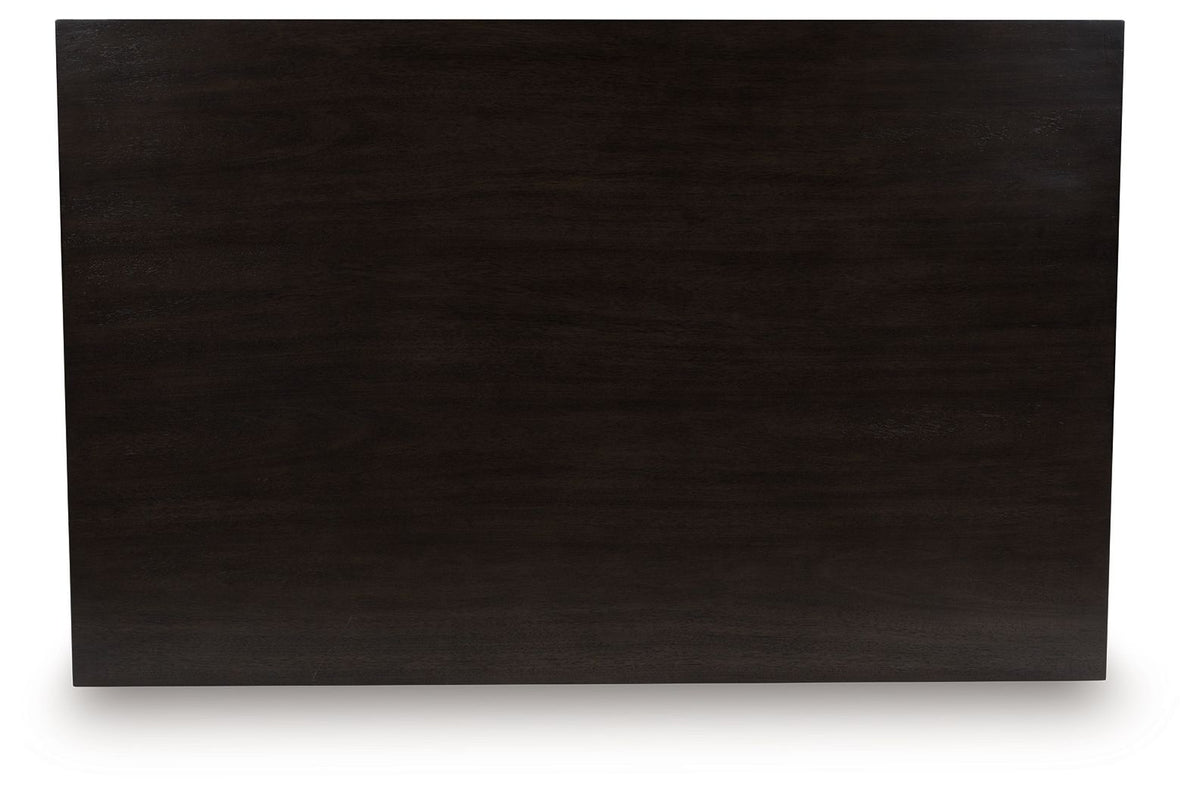 Neymorton - Rectangular Dining Room Counter Table - Dark Grayish Brown - view 3