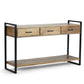 Riverside 54 Inch Wide Solid Mango Wood Console Sofa Table