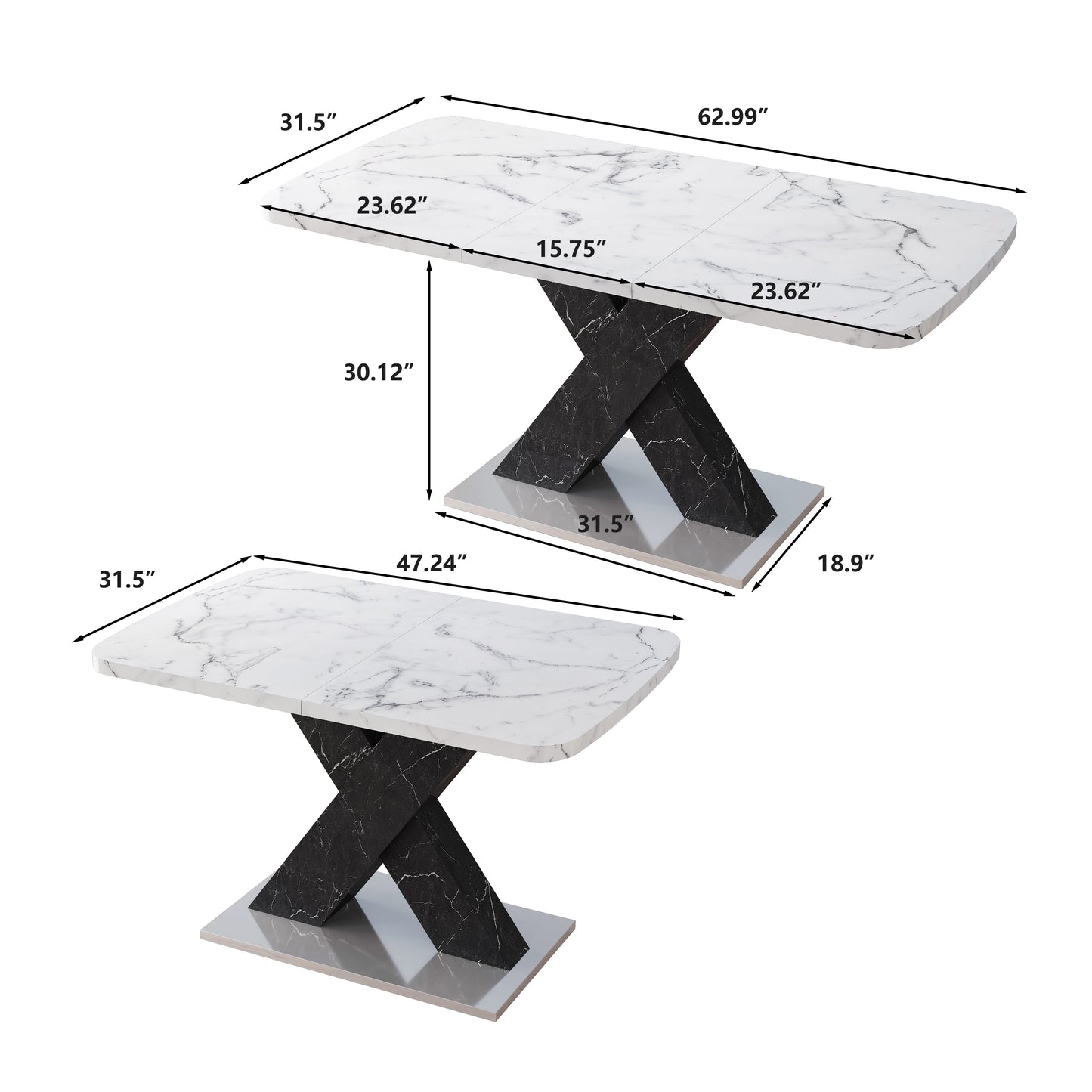Modern Rectangle Dining Table