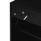 Modern Rattan 3 Door Shoe Rack Cabinet for Entryway