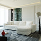 Plush Corduroy 4-Seat Sofa