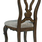 Maylee - Dining Upholstered Side Chair (Set of 2) - Dark Brown