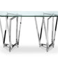 Lenox Square - Rectangular Sofa Table - Chrome