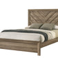 1pc Twin Size Chevron-Patterned Headboard Youth Bed