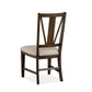 Westley Falls - Dining Side Chair With Upholstered Seat (Set of 2) - Graphite