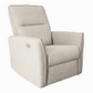 New Design Asheville Cream Suede Recliner Chair